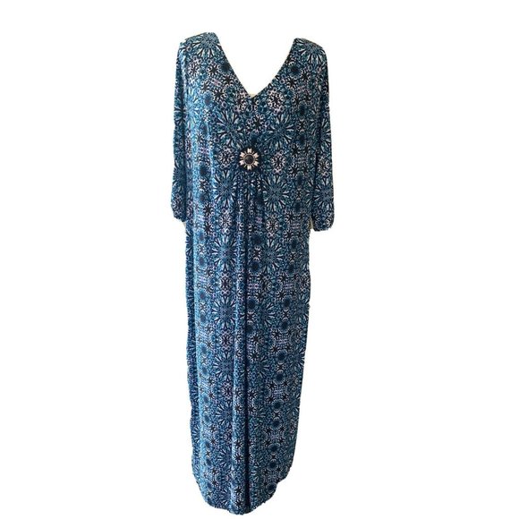 Catherines Dresses & Skirts - Catherines Womens Multicolor Bohemian Print V Neck